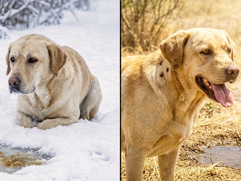 Different seasons also leads to Dog Disease.