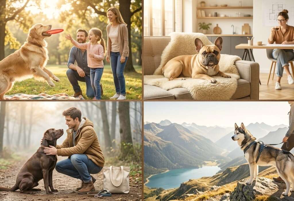 The Dog Varieties for different life styles.