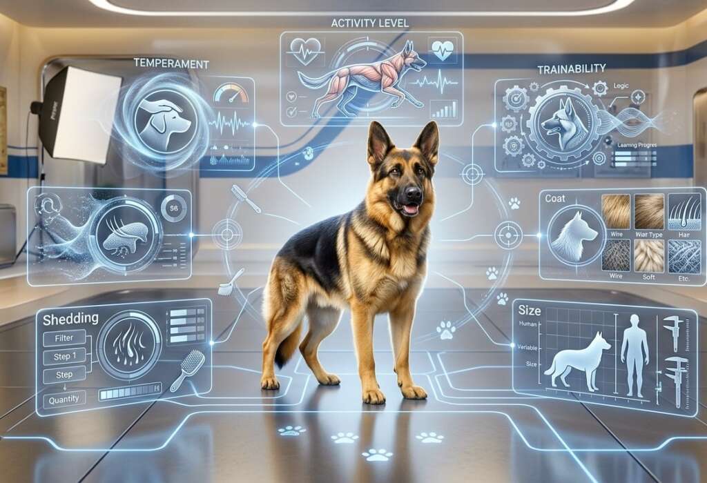 The Dog Varieties are chosen by characteristics..