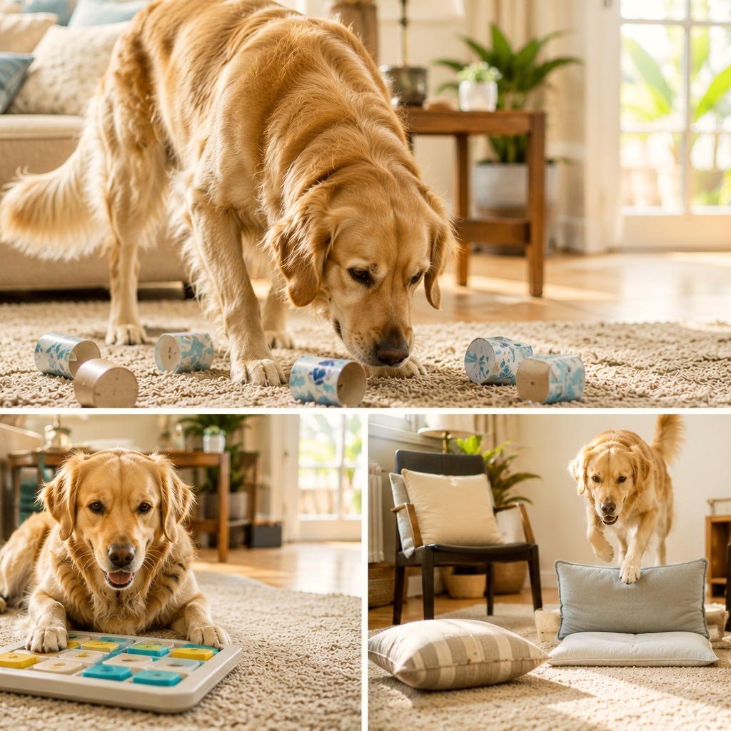 There are the best indoor activities for dog.