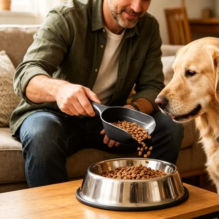Owner should have to feed a puppy by nutritionist guide.