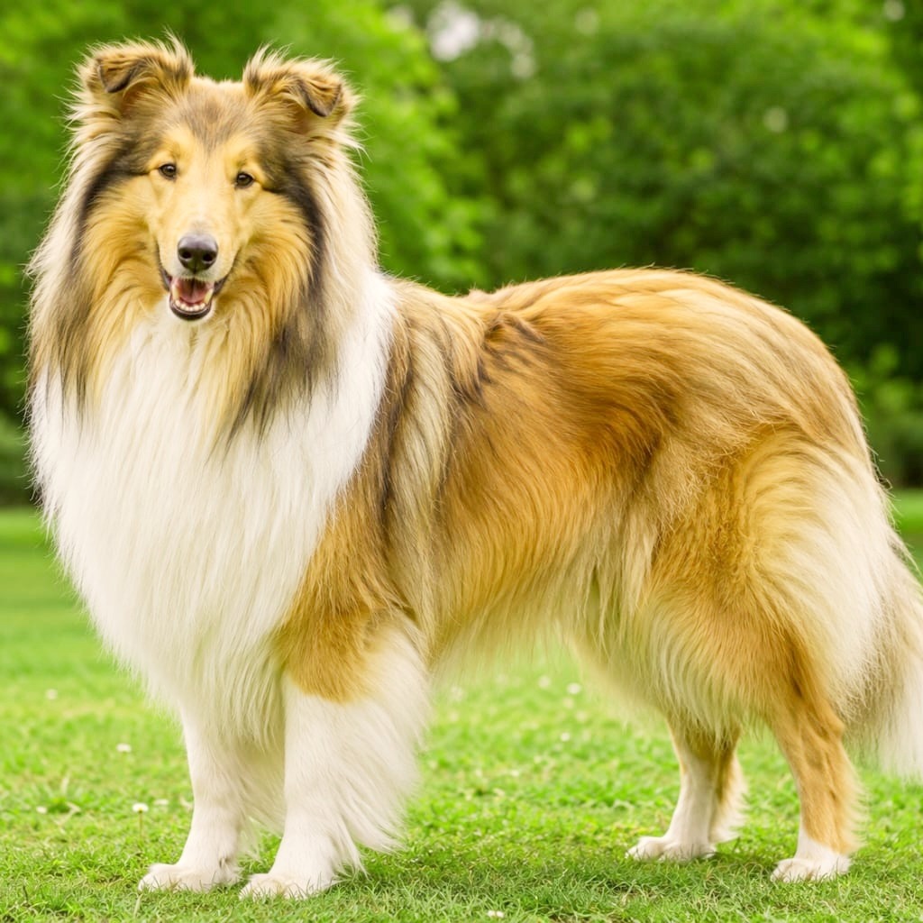 Collie are a large size family dogs.