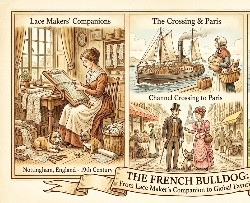 The origin and history of french bulldog.