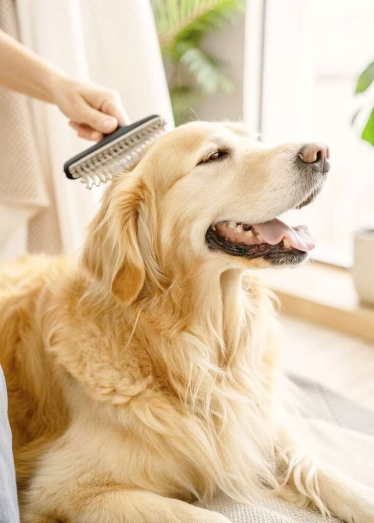 The ways to reduce dog hair shedding.